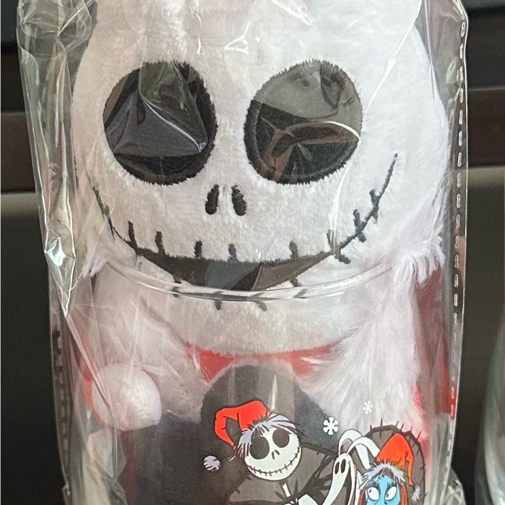 Jack Skellington Plushie in Wine Glass